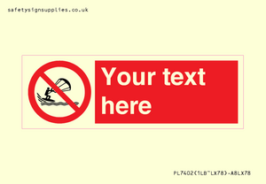 Custom No kite surfing